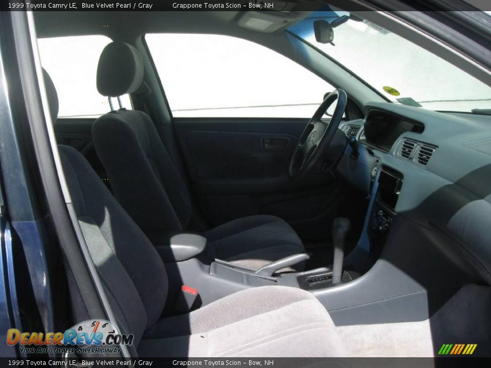 1999 Toyota Camry LE Blue Velvet Pearl / Gray Photo #5