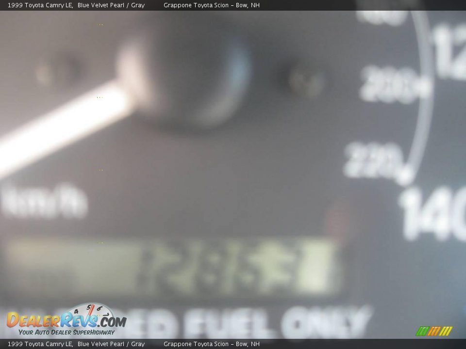 1999 Toyota Camry LE Blue Velvet Pearl / Gray Photo #7