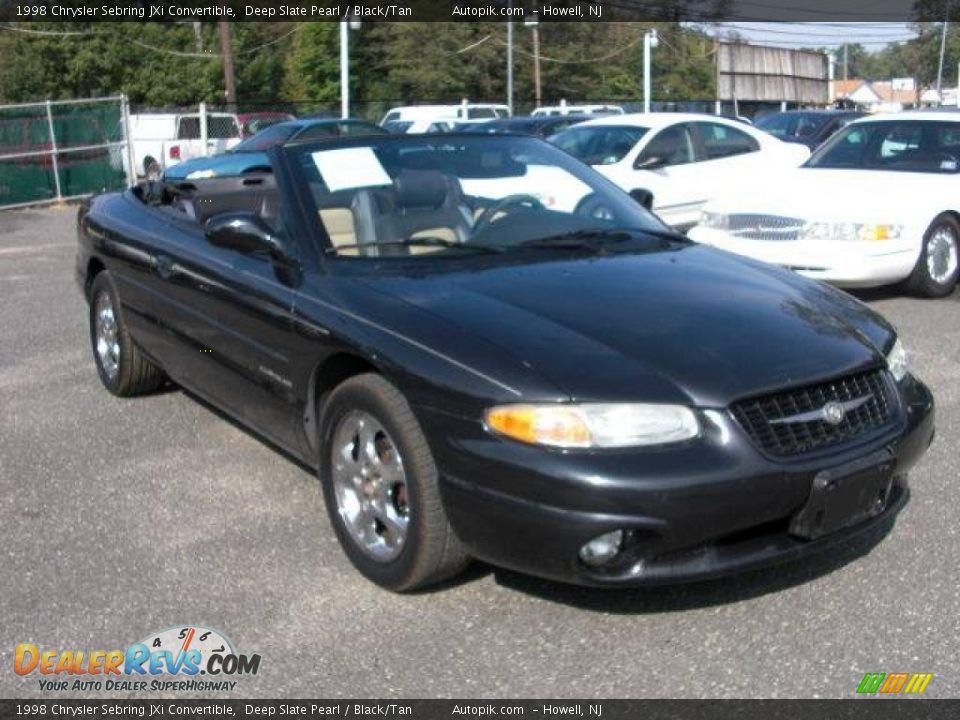 1998 Chrysler Sebring JXi Convertible Deep Slate Pearl / Black/Tan Photo #1