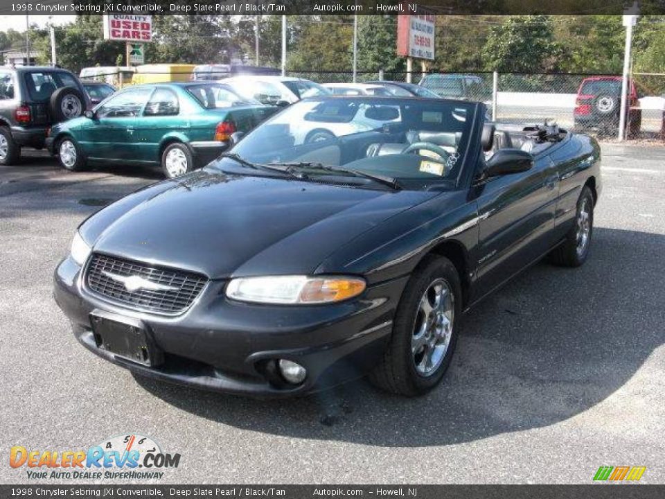 1998 Chrysler Sebring JXi Convertible Deep Slate Pearl / Black/Tan Photo #3