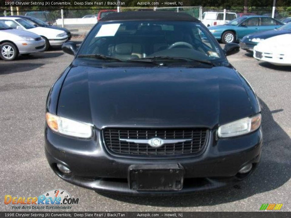 1998 Chrysler Sebring JXi Convertible Deep Slate Pearl / Black/Tan Photo #4