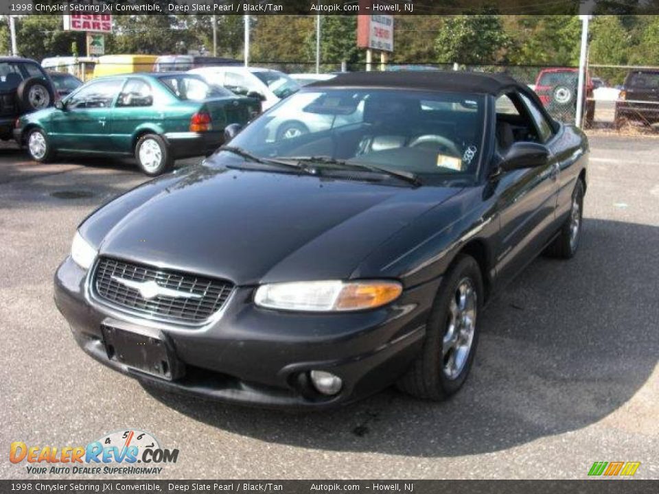 1998 Chrysler Sebring JXi Convertible Deep Slate Pearl / Black/Tan Photo #5