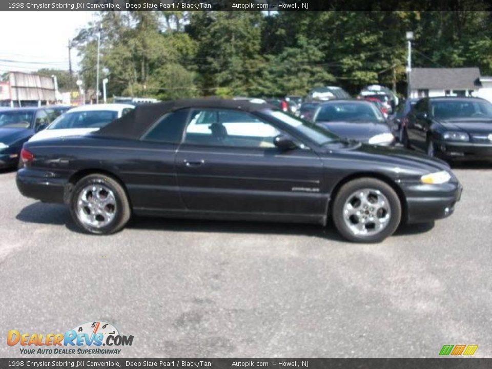 1998 Chrysler Sebring JXi Convertible Deep Slate Pearl / Black/Tan Photo #7