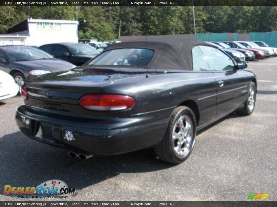 1998 Chrysler Sebring JXi Convertible Deep Slate Pearl / Black/Tan Photo #8