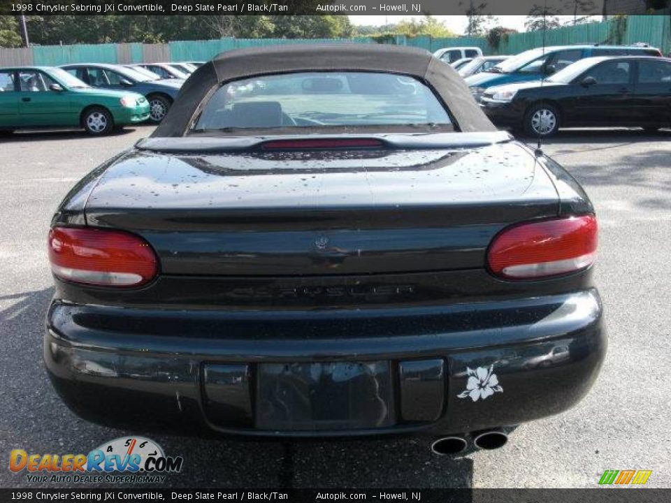 1998 Chrysler Sebring JXi Convertible Deep Slate Pearl / Black/Tan Photo #9