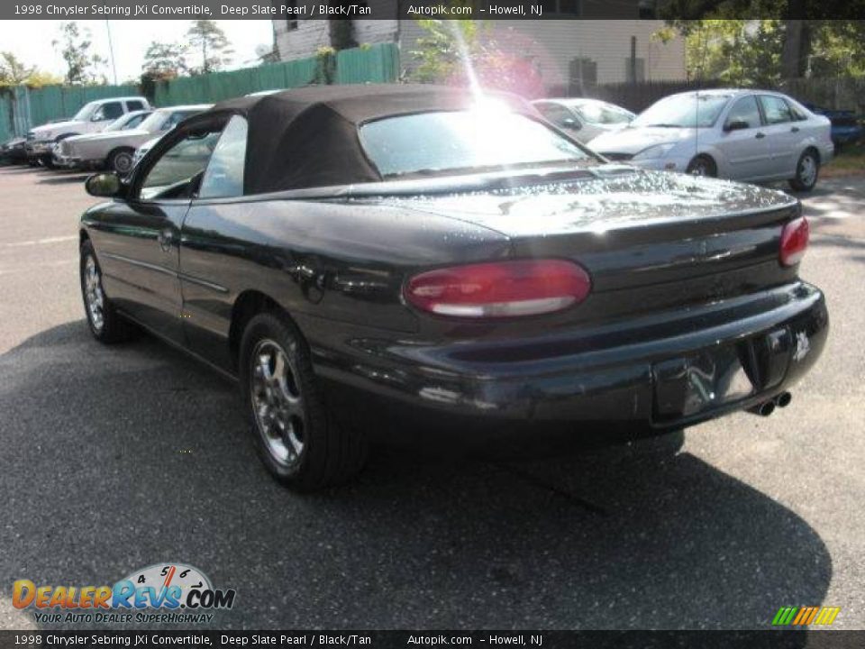 1998 Chrysler Sebring JXi Convertible Deep Slate Pearl / Black/Tan Photo #10