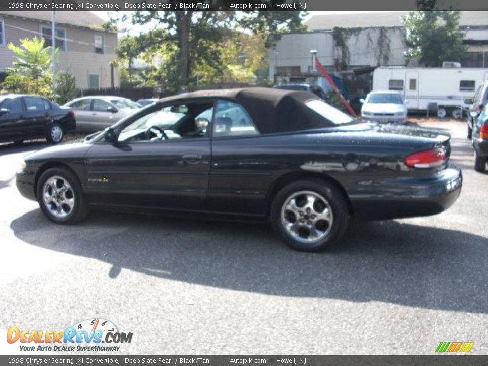 1998 Chrysler Sebring JXi Convertible Deep Slate Pearl / Black/Tan Photo #11