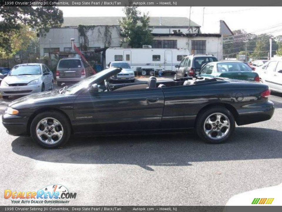 1998 Chrysler Sebring JXi Convertible Deep Slate Pearl / Black/Tan Photo #12