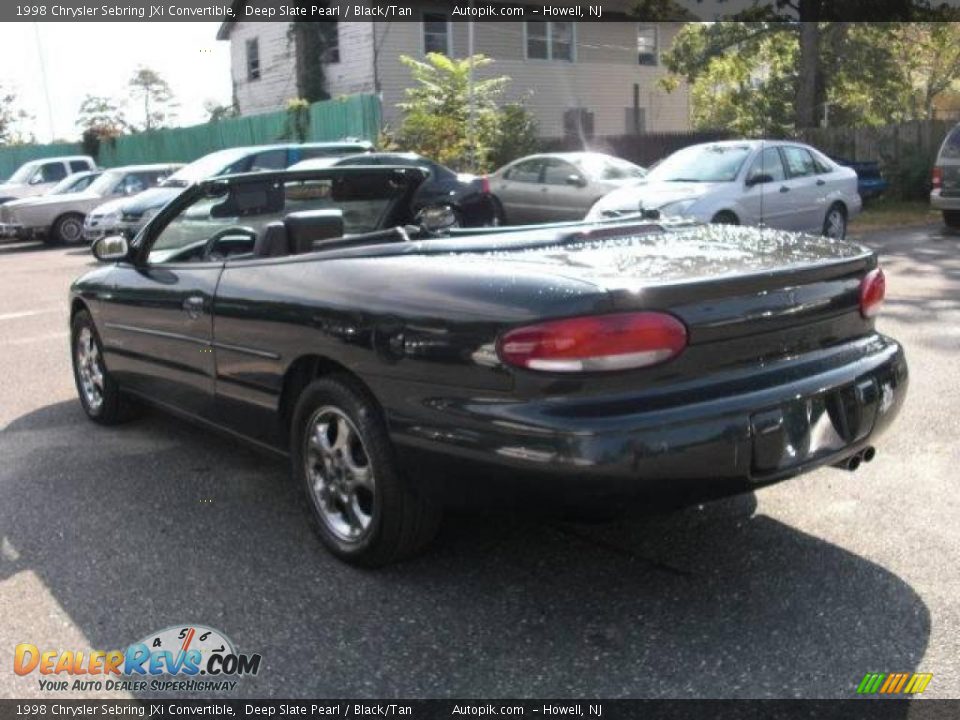 1998 Chrysler Sebring JXi Convertible Deep Slate Pearl / Black/Tan Photo #13