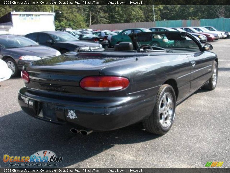 1998 Chrysler Sebring JXi Convertible Deep Slate Pearl / Black/Tan Photo #15