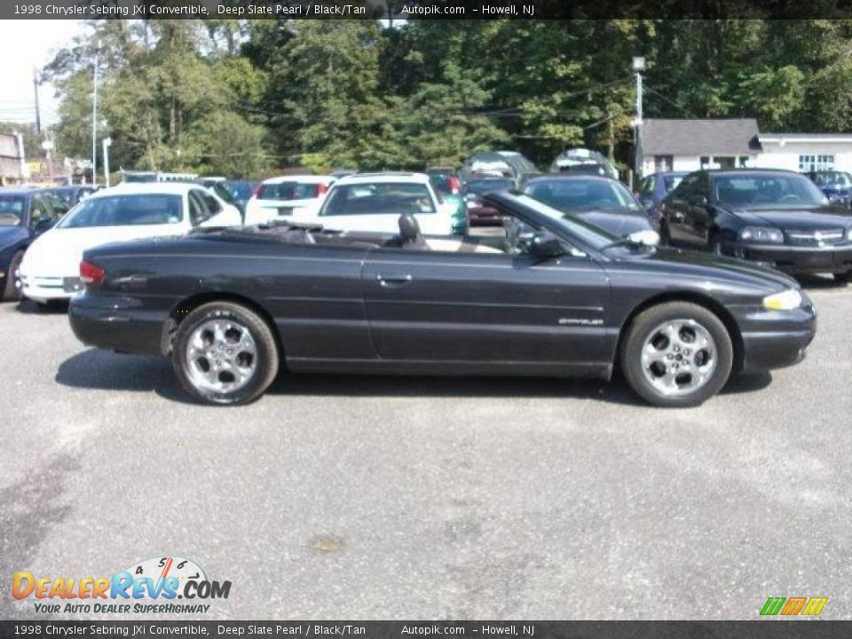 1998 Chrysler Sebring JXi Convertible Deep Slate Pearl / Black/Tan Photo #16