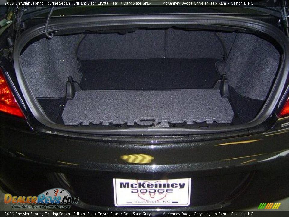2009 Chrysler Sebring Touring Sedan Brilliant Black Crystal Pearl / Dark Slate Gray Photo #11
