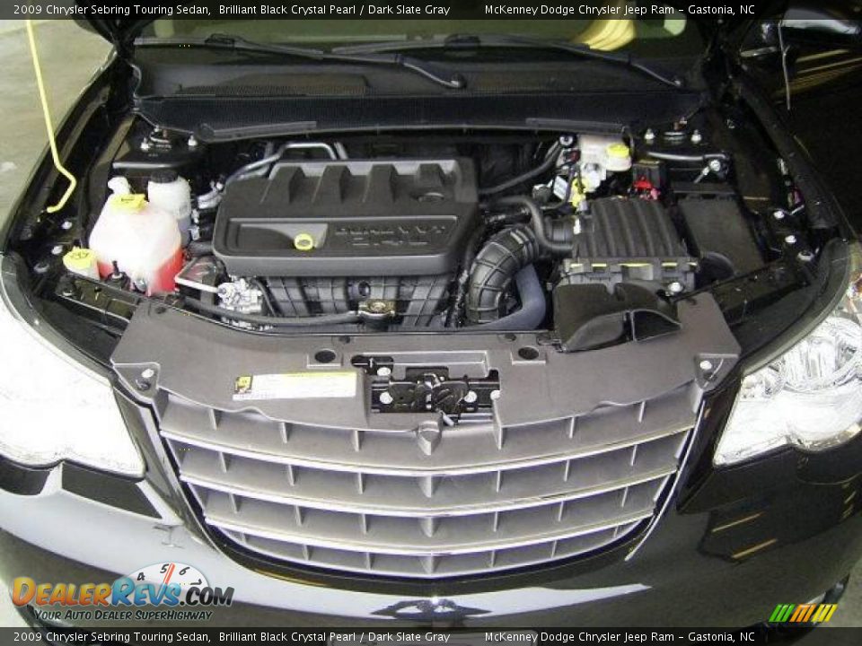 2009 Chrysler Sebring Touring Sedan Brilliant Black Crystal Pearl / Dark Slate Gray Photo #18