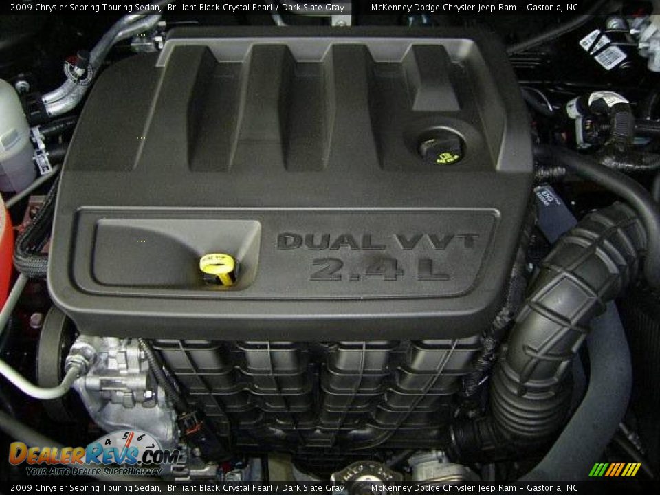 2009 Chrysler Sebring Touring Sedan Brilliant Black Crystal Pearl / Dark Slate Gray Photo #19