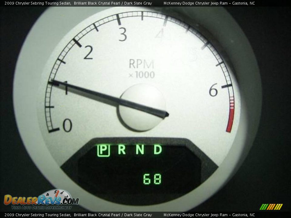 2009 Chrysler Sebring Touring Sedan Brilliant Black Crystal Pearl / Dark Slate Gray Photo #23