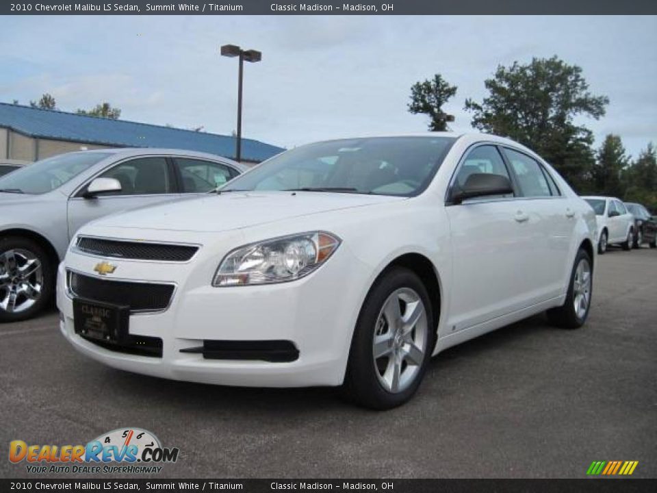 2010 Chevrolet Malibu LS Sedan Summit White / Titanium Photo #1