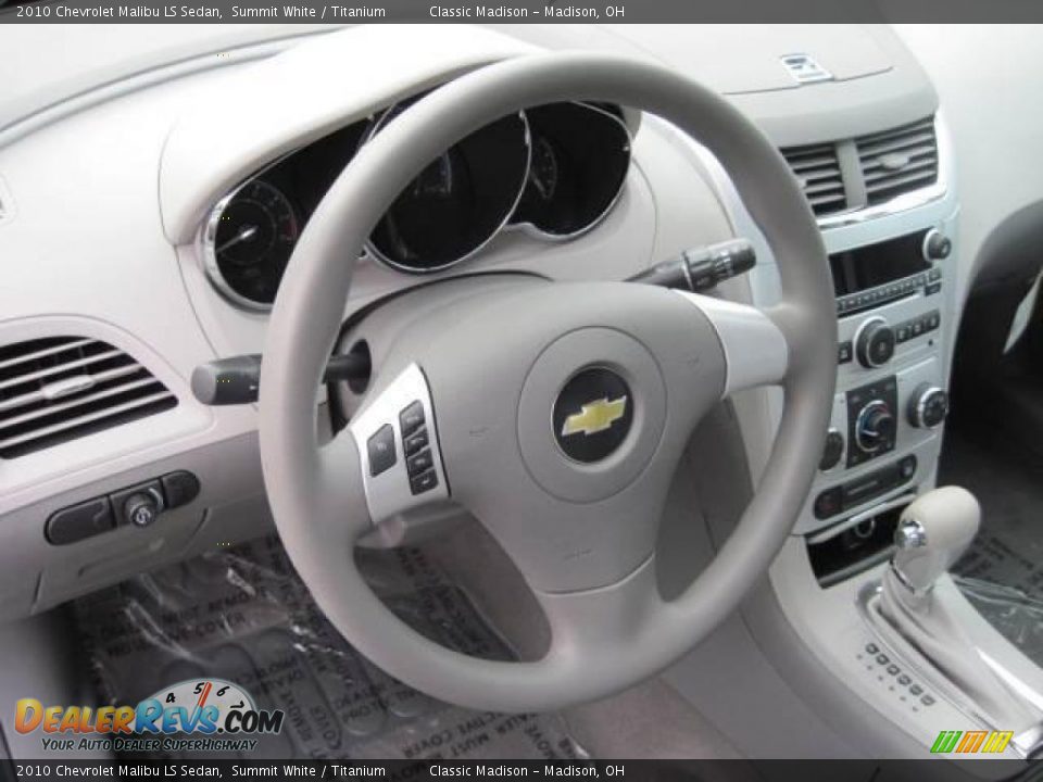 2010 Chevrolet Malibu LS Sedan Summit White / Titanium Photo #9