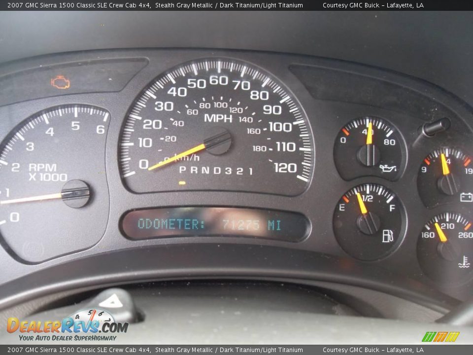 2007 GMC Sierra 1500 Classic SLE Crew Cab 4x4 Stealth Gray Metallic / Dark Titanium/Light Titanium Photo #13