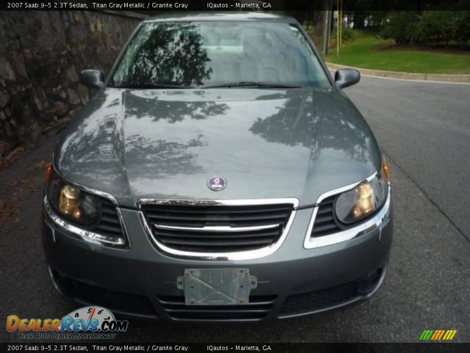2007 Saab 9-5 2.3T Sedan Titan Gray Metallic / Granite Gray Photo #3