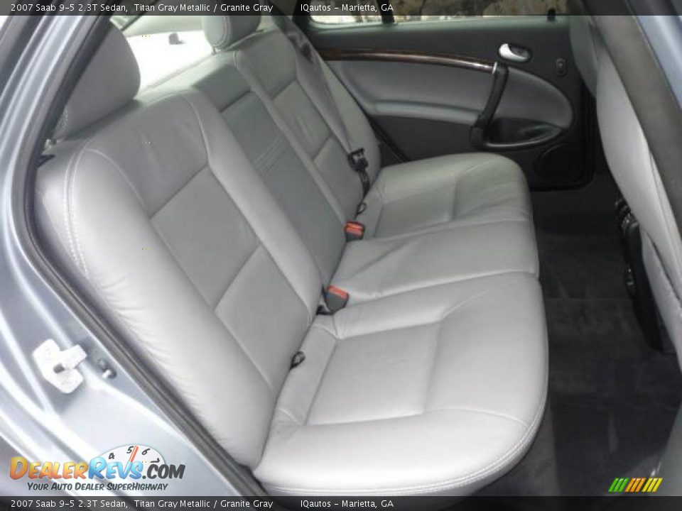 2007 Saab 9-5 2.3T Sedan Titan Gray Metallic / Granite Gray Photo #9