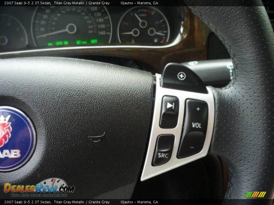 2007 Saab 9-5 2.3T Sedan Titan Gray Metallic / Granite Gray Photo #20