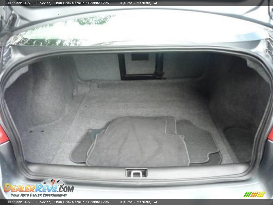 2007 Saab 9-5 2.3T Sedan Titan Gray Metallic / Granite Gray Photo #26