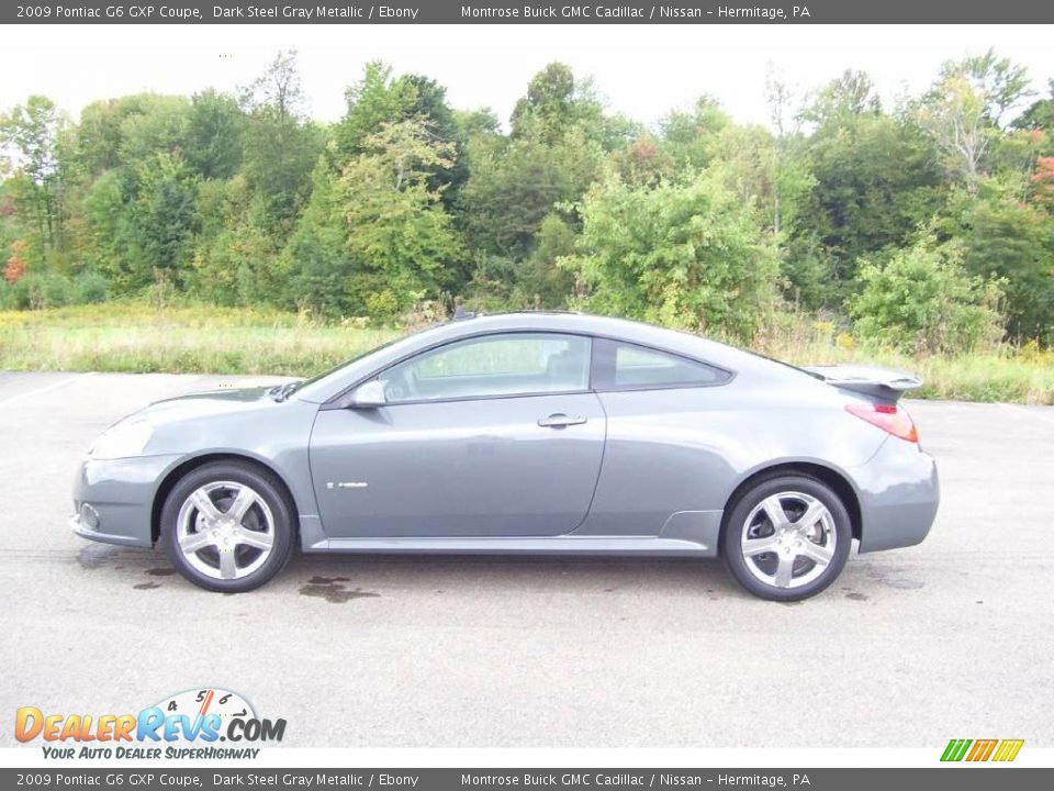 2009 Pontiac G6 GXP Coupe Dark Steel Gray Metallic / Ebony Photo #1