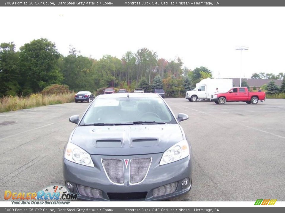 2009 Pontiac G6 GXP Coupe Dark Steel Gray Metallic / Ebony Photo #2
