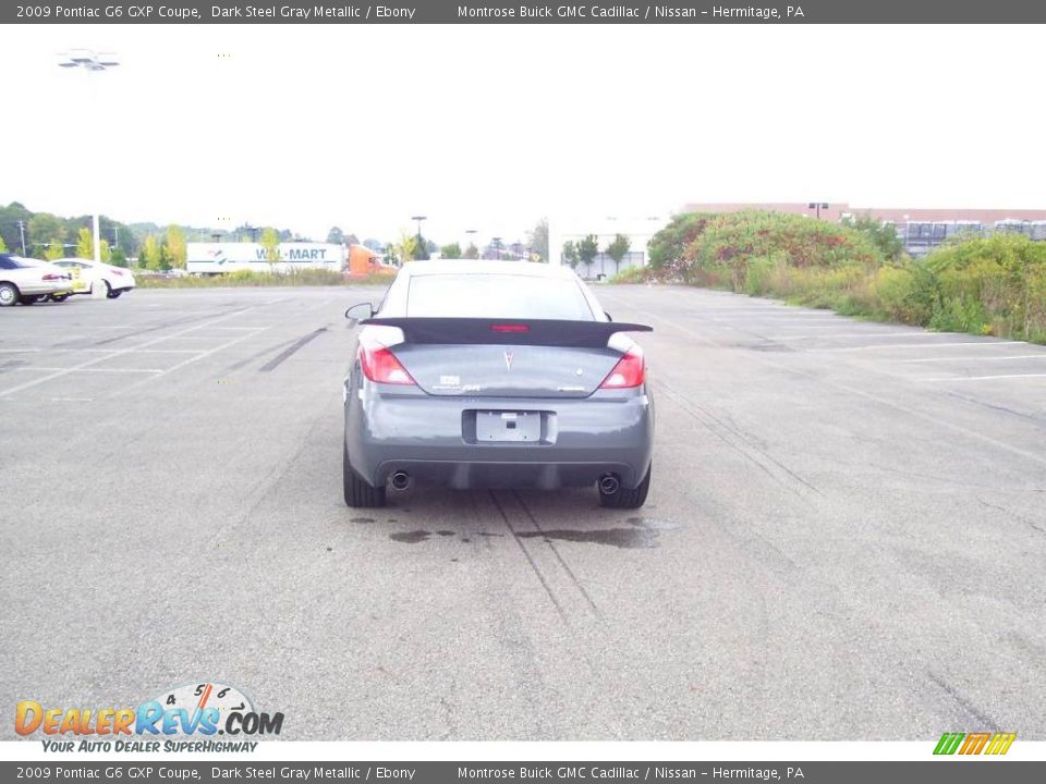 2009 Pontiac G6 GXP Coupe Dark Steel Gray Metallic / Ebony Photo #4