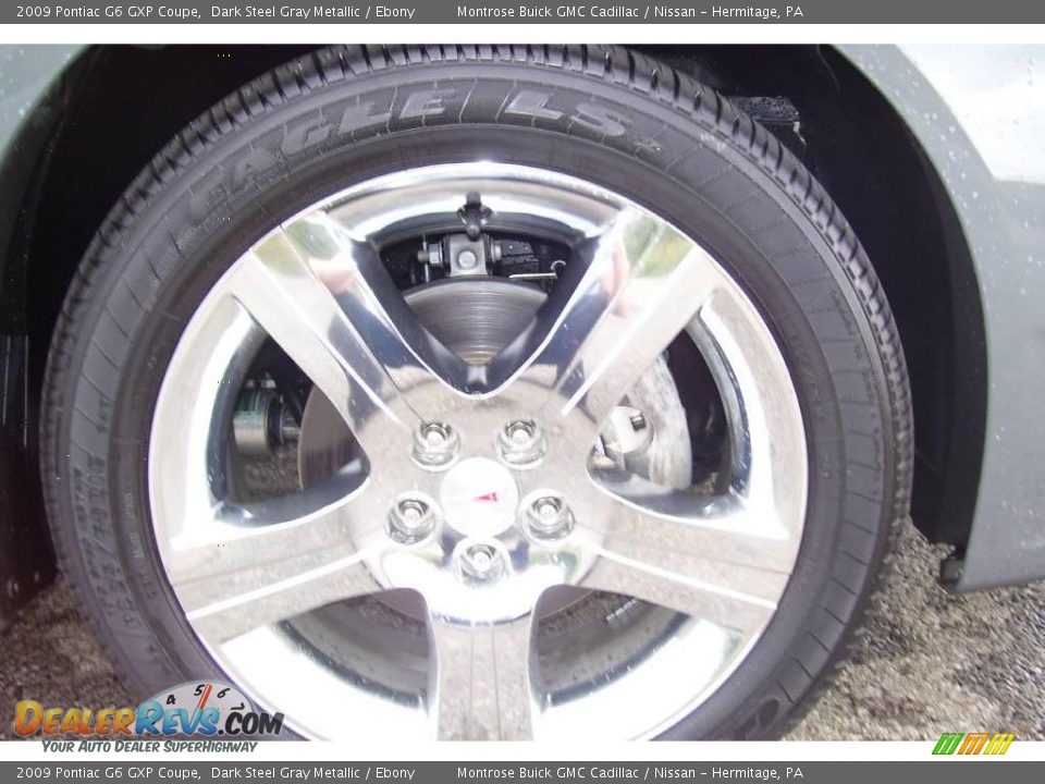 2009 Pontiac G6 GXP Coupe Dark Steel Gray Metallic / Ebony Photo #5