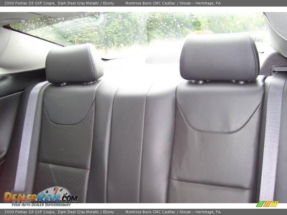 2009 Pontiac G6 GXP Coupe Dark Steel Gray Metallic / Ebony Photo #11
