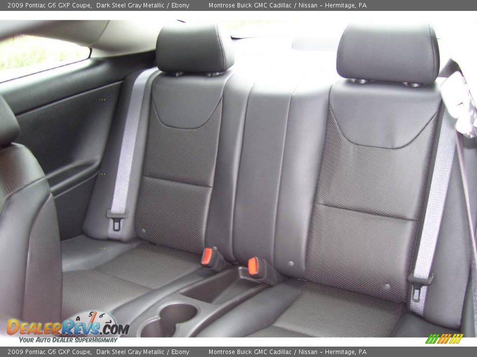 2009 Pontiac G6 GXP Coupe Dark Steel Gray Metallic / Ebony Photo #12