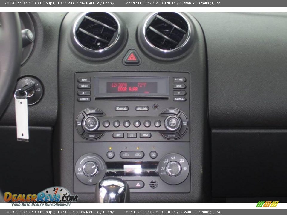 2009 Pontiac G6 GXP Coupe Dark Steel Gray Metallic / Ebony Photo #15