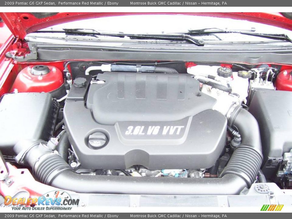 2009 Pontiac G6 GXP Sedan Performance Red Metallic / Ebony Photo #6