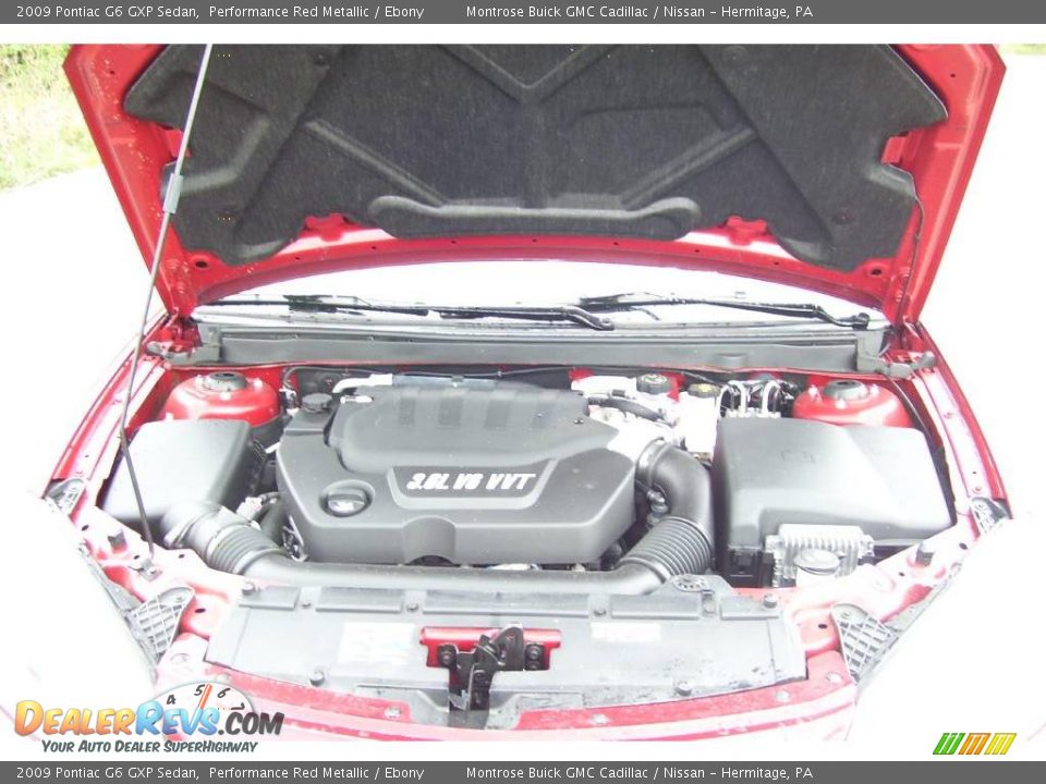 2009 Pontiac G6 GXP Sedan Performance Red Metallic / Ebony Photo #7