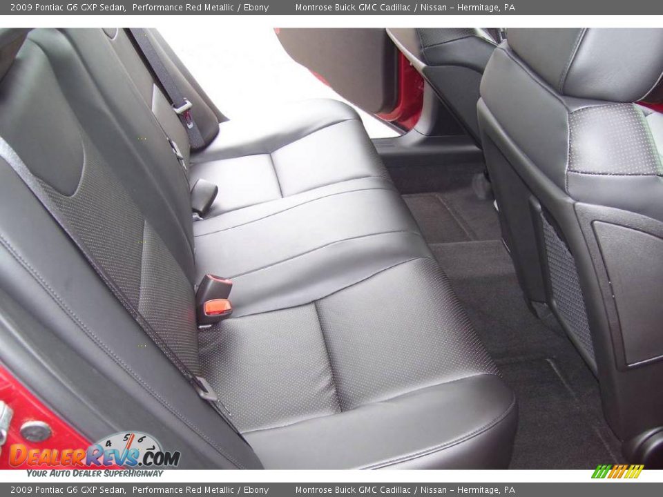 2009 Pontiac G6 GXP Sedan Performance Red Metallic / Ebony Photo #10