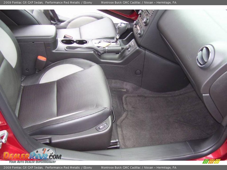 2009 Pontiac G6 GXP Sedan Performance Red Metallic / Ebony Photo #11