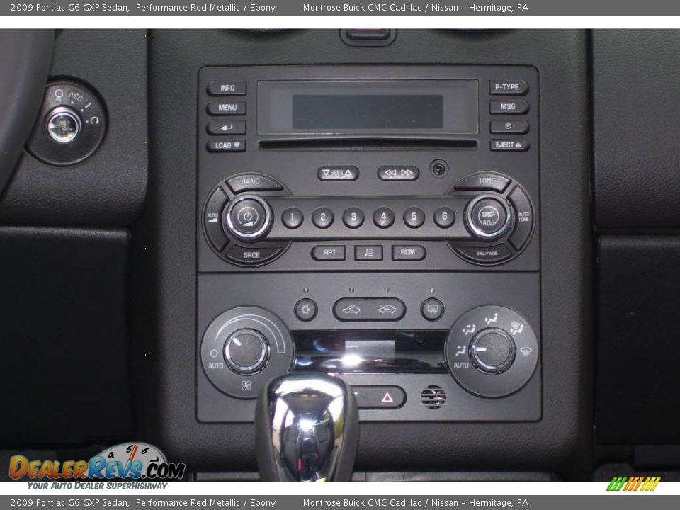 2009 Pontiac G6 GXP Sedan Performance Red Metallic / Ebony Photo #12