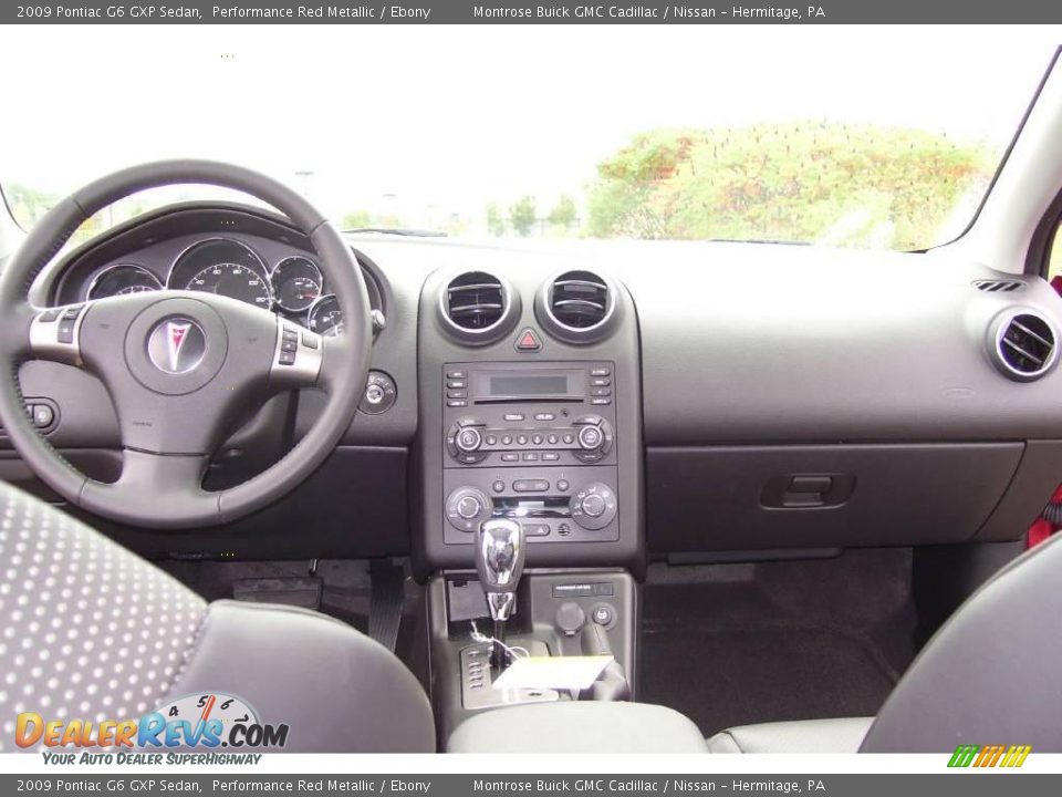 2009 Pontiac G6 GXP Sedan Performance Red Metallic / Ebony Photo #13