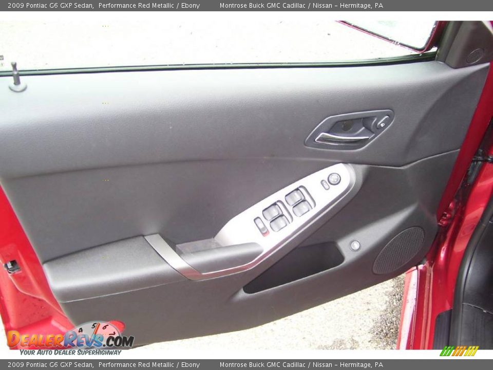 2009 Pontiac G6 GXP Sedan Performance Red Metallic / Ebony Photo #14