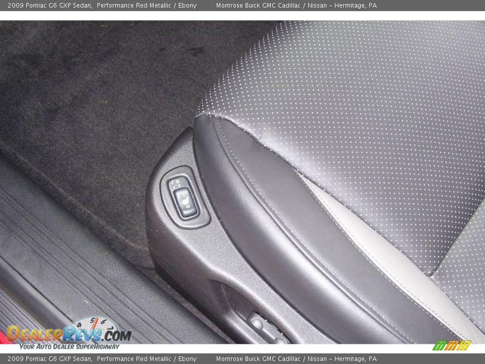 2009 Pontiac G6 GXP Sedan Performance Red Metallic / Ebony Photo #15