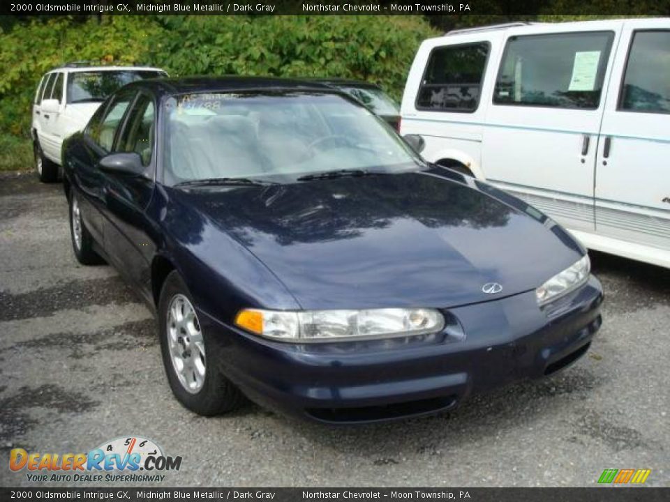 2000 Oldsmobile Intrigue GX Midnight Blue Metallic / Dark Gray Photo #1