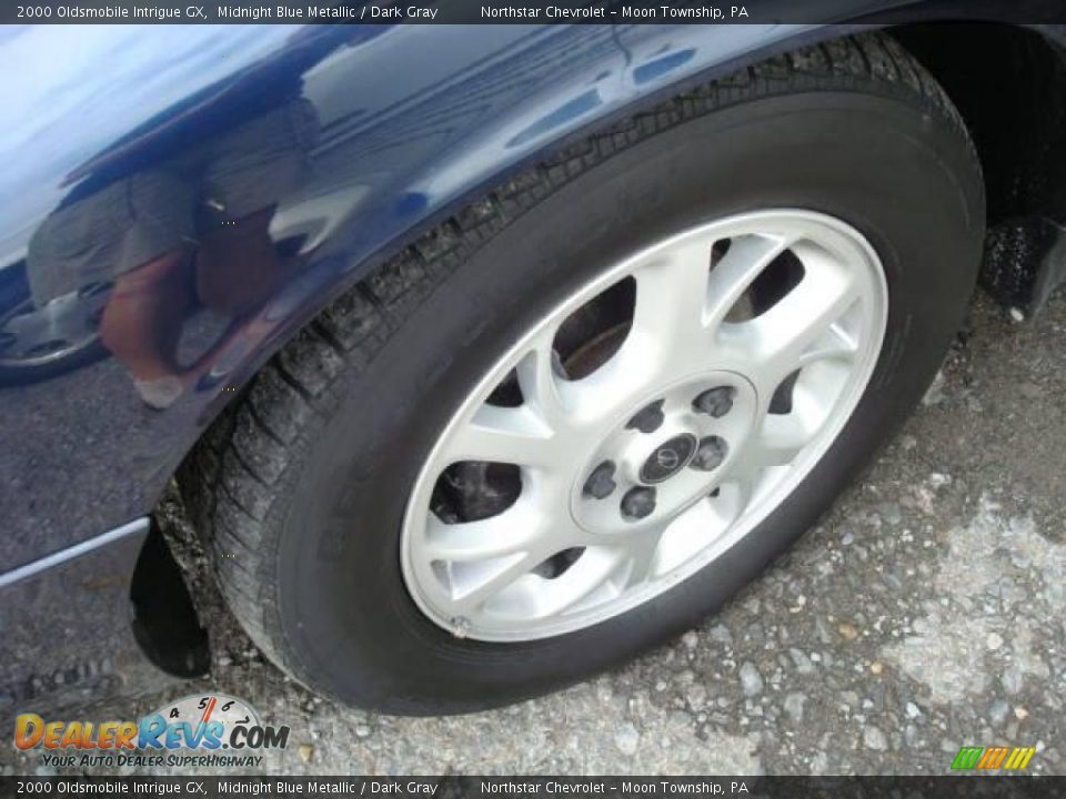 2000 Oldsmobile Intrigue GX Midnight Blue Metallic / Dark Gray Photo #6