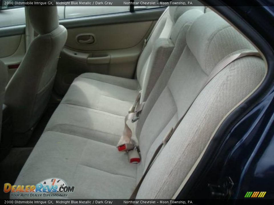 2000 Oldsmobile Intrigue GX Midnight Blue Metallic / Dark Gray Photo #8