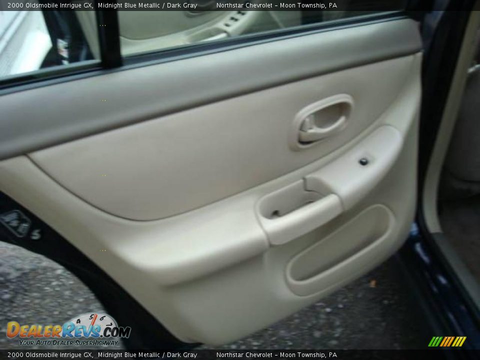 2000 Oldsmobile Intrigue GX Midnight Blue Metallic / Dark Gray Photo #10