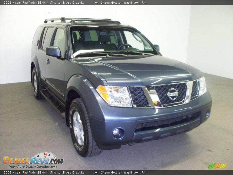 2008 Nissan Pathfinder SE 4x4 Silverton Blue / Graphite Photo #1