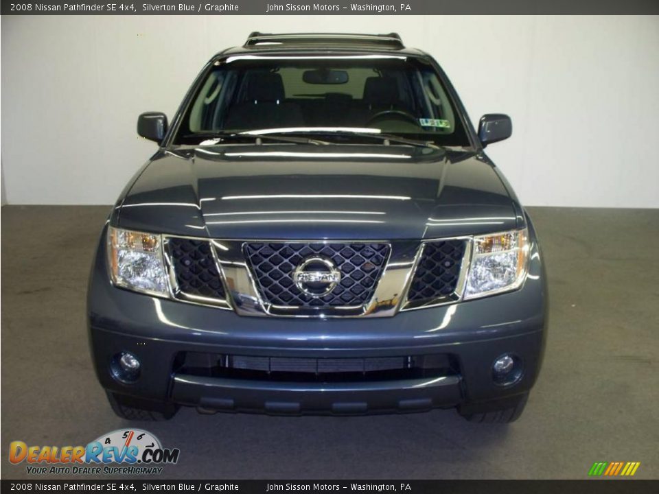 2008 Nissan Pathfinder SE 4x4 Silverton Blue / Graphite Photo #2