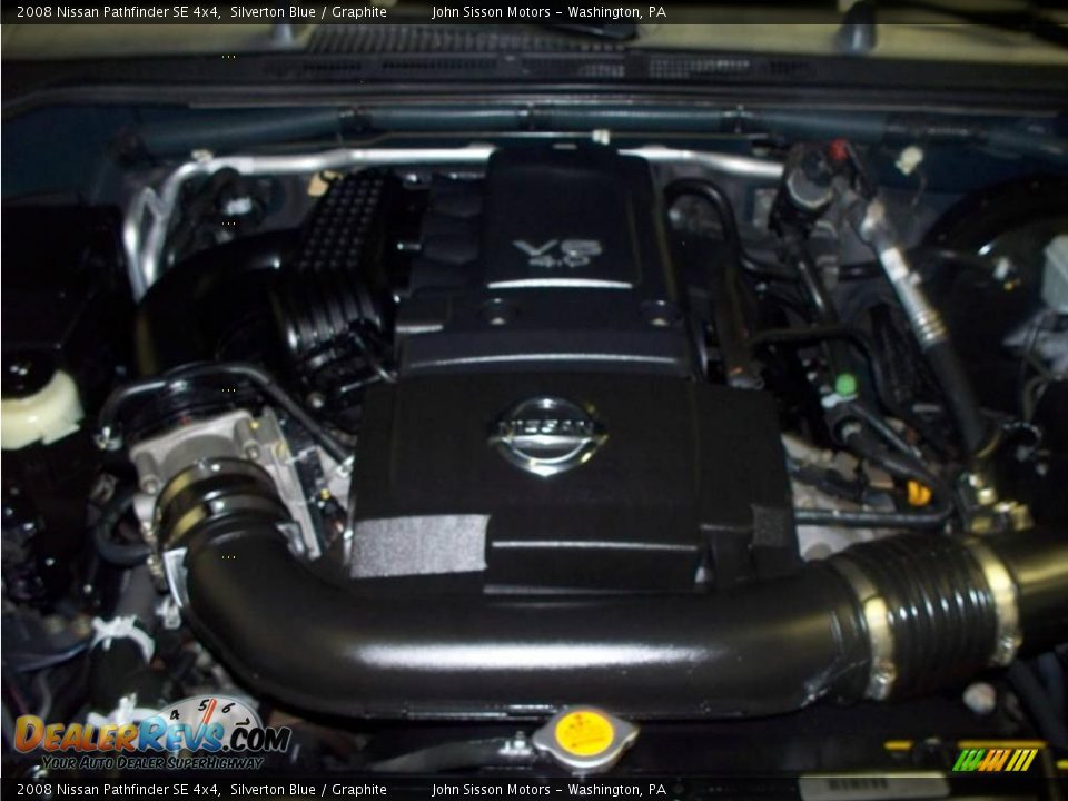 2008 Nissan Pathfinder SE 4x4 Silverton Blue / Graphite Photo #8