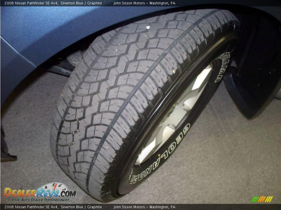 2008 Nissan Pathfinder SE 4x4 Silverton Blue / Graphite Photo #13