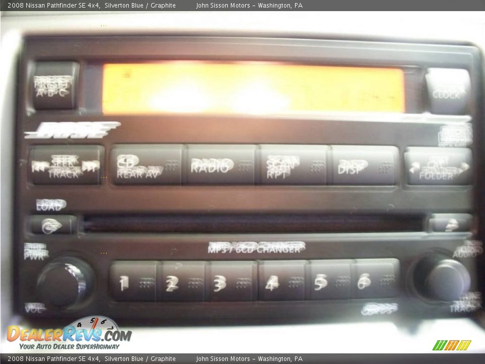 2008 Nissan Pathfinder SE 4x4 Silverton Blue / Graphite Photo #17